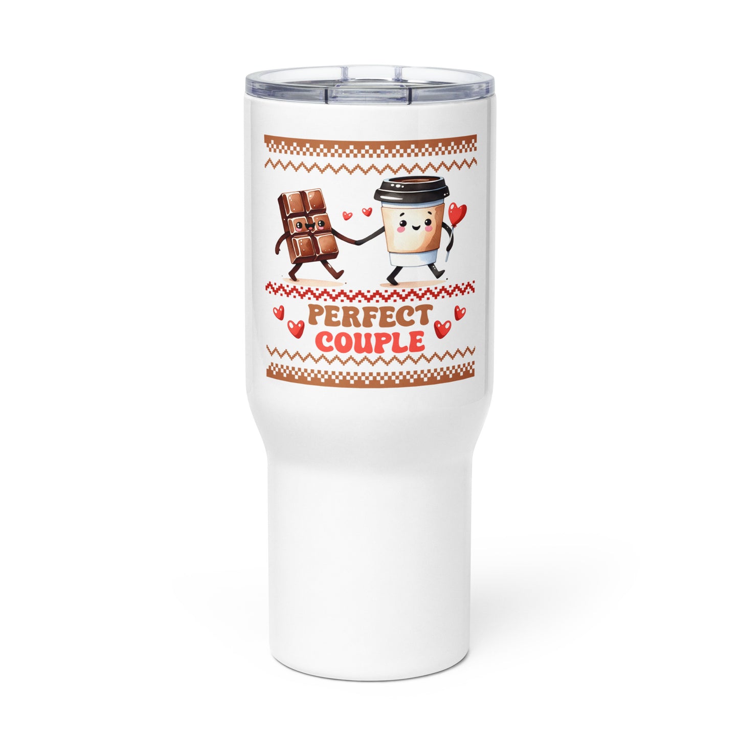 Travel mug with a handle - Perfect Couple